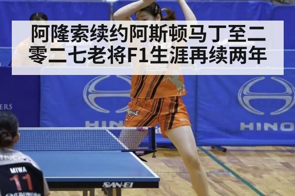 阿隆索续约阿斯顿马丁至二零二七老将F1生涯再续两年